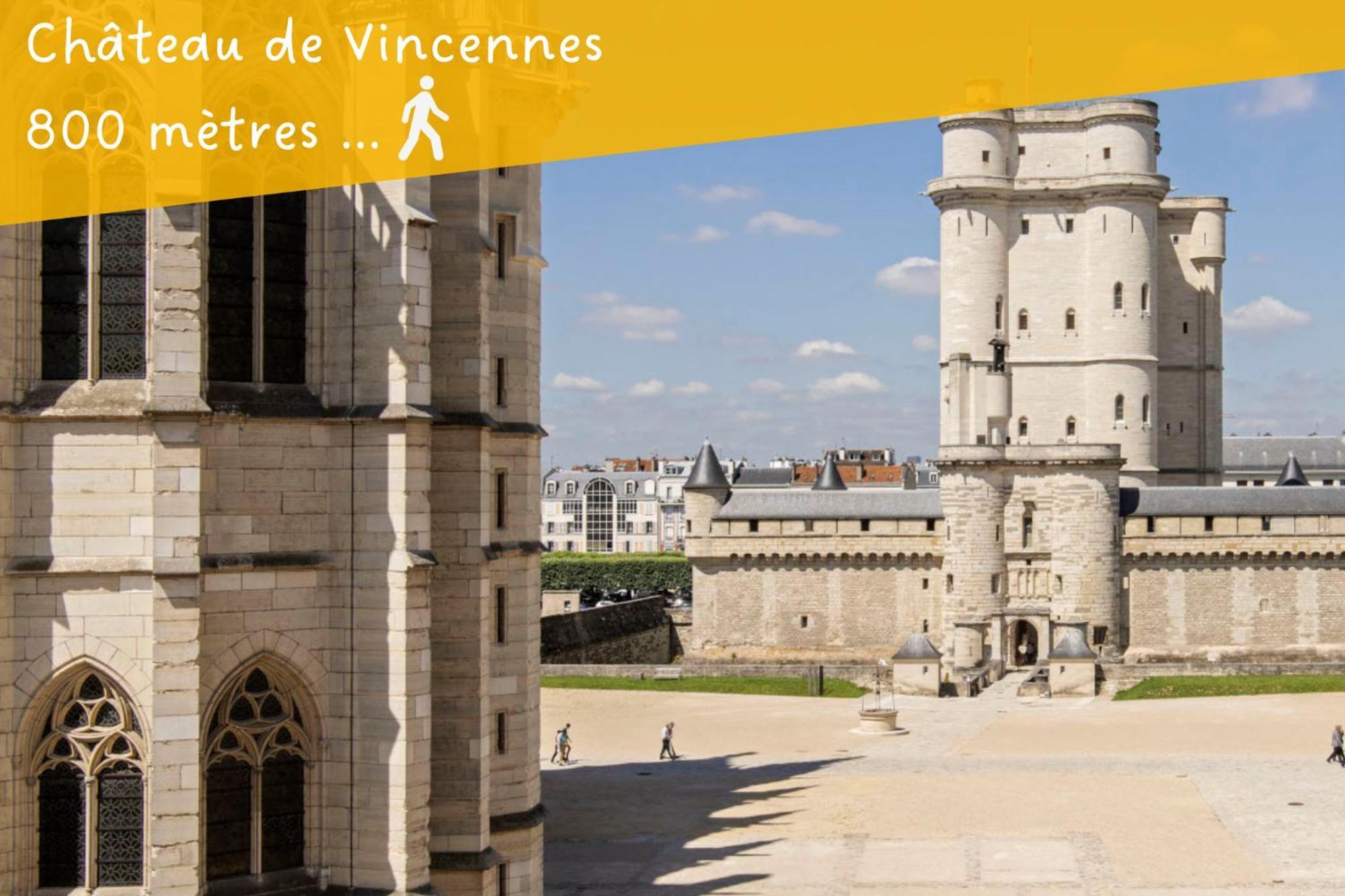 Appartement Entier Calme - Parking Free - Proche Paris Et Chateau - Wifi Hd Венсенн Екстер'єр фото